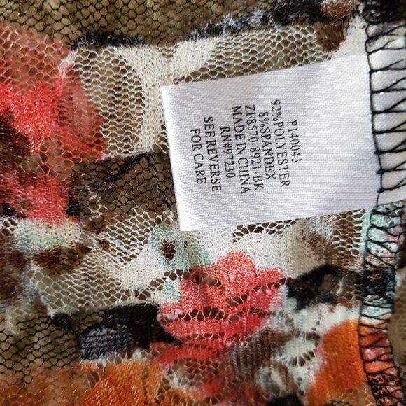 Almost Famous Sheer Tank Camisole sz xl - Picture 3 of 5